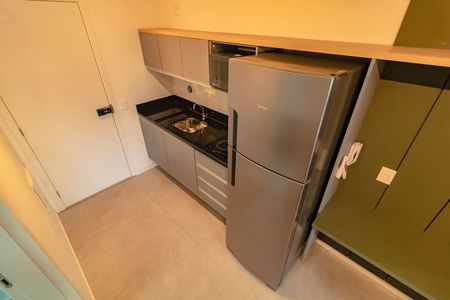 Cozinha de kitnet/studio para alugar com 1 quarto, 31m² em Vila Clementino, São Paulo
