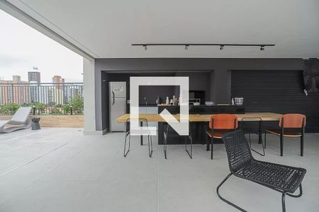 Studio para alugar com 25m², 1 quarto e sem vagaChurrasqueira