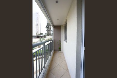 Varanda da Sala de apartamento à venda com 3 quartos, 66m² em Vila Andrade, São Paulo