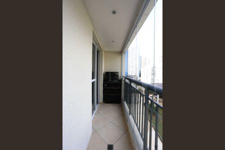 Varanda da Sala de apartamento à venda com 3 quartos, 66m² em Vila Andrade, São Paulo