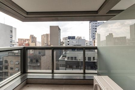 Studio para alugar com 39m², 1 quarto e 1 vagaVaranda