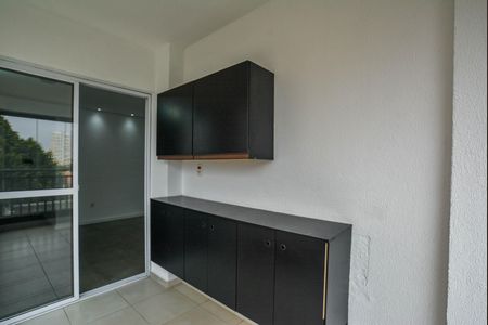 Varanda da Sala de apartamento à venda com 2 quartos, 57m² em Campestre, Santo André