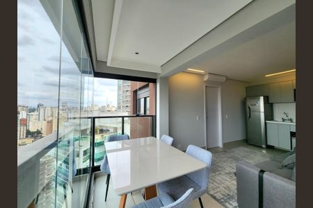 Varanda de apartamento para alugar com 1 quarto, 40m² em Indianópolis, São Paulo