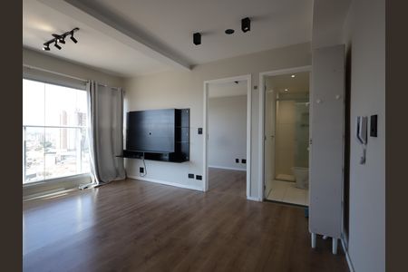 Sala/cozinha de apartamento à venda com 1 quarto, 38m² em Jardim Monte Kemel, São Paulo