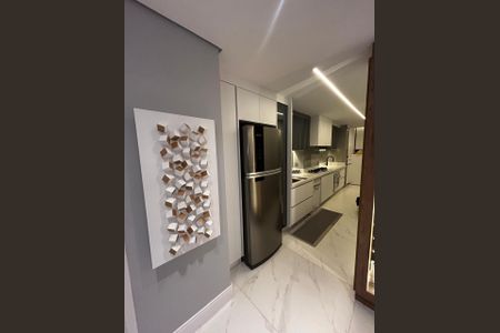 Cozinha de apartamento à venda com 2 quartos, 84m² em Jardim Caravelas, São Paulo