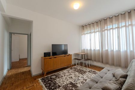 Sala de apartamento à venda com 1 quarto, 42m² em Bela Vista, São Paulo