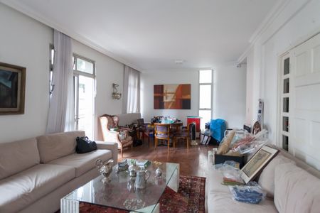 Sala de apartamento à venda com 3 quartos, 180m² em Sion, Belo Horizonte