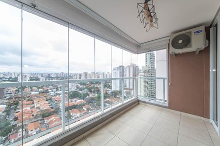 Varanda de apartamento à venda com 1 quarto, 45m² em Brooklin, São Paulo