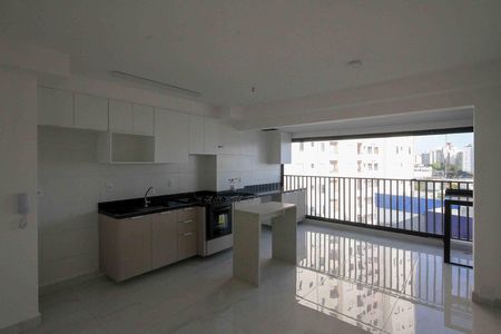 Sala e Cozinha de apartamento à venda com 2 quartos, 56m² em Parque da Vila Prudente, São Paulo
