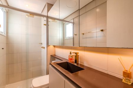 Apartamento para alugar com 140m², 3 quartos e 2 vagasBanheiro da Suíte