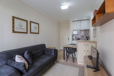 Sala de apartamento para alugar com 1 quarto, 42m² em Moema, São Paulo