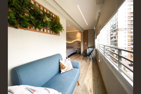 Apartamento à venda com 37m², 1 quarto e sem vagaVaranda