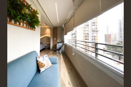 Apartamento à venda com 37m², 1 quarto e sem vagaVaranda