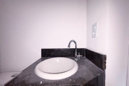 Banheiro Social de apartamento para alugar com 1 quarto, 28m² em Vila Lucia, São Paulo