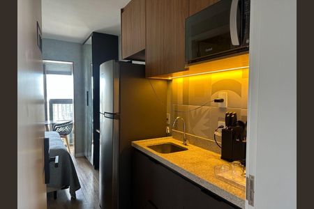 Cozinha de kitnet/studio à venda com 1 quarto, 21m² em Vila Mariana, São Paulo
