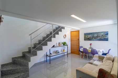 Sala de apartamento à venda com 2 quartos, 110m² em Santa Monica, Belo Horizonte