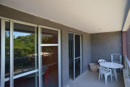 Varanda da Sala de apartamento à venda com 1 quarto, 76m² em Barra da Tijuca, Rio de Janeiro