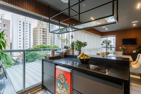 Varanda da Sala de apartamento à venda com 3 quartos, 95m² em Vila Olímpia, São Paulo