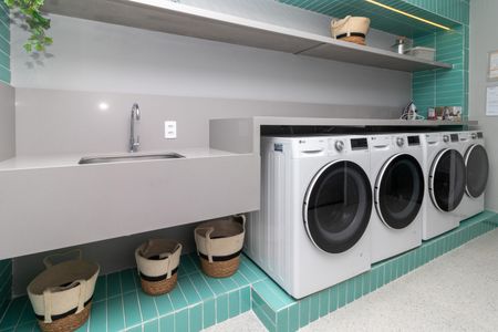 Apartamento para alugar com 27m², 1 quarto e sem vaga Apartamento para alugar com 27m², 1 quarto e sem vagaÁrea comum - Lavanderia