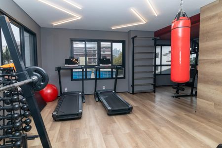 Apartamento para alugar com 27m², 1 quarto e sem vaga Apartamento para alugar com 27m², 1 quarto e sem vagaÁrea comum - Academia