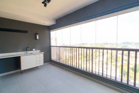 Sacada da Sala de apartamento para alugar com 2 quartos, 68m² em Jardim Prudência, São Paulo