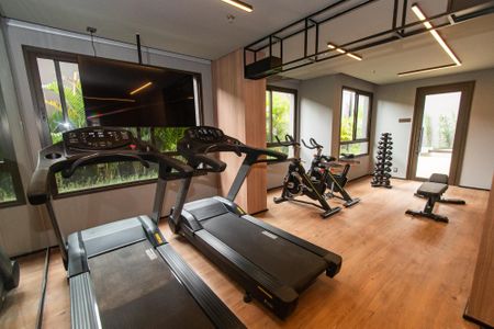 Apartamento para alugar com 40m², 1 quarto e sem vaga Apartamento para alugar com 40m², 1 quarto e sem vagaÁrea comum - Academia