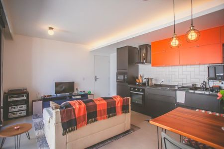 Sala / Cozinha de apartamento para alugar com 2 quartos, 62m² em Vila Monte Alegre, São Paulo