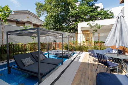 Studio para alugar com 24m², 1 quarto e sem vaga Studio para alugar com 24m², 1 quarto e sem vagaÁrea Comum - Piscina