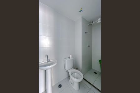 Banheiro da Suíte de apartamento para alugar com 1 quarto, 25m² em Brás, São Paulo