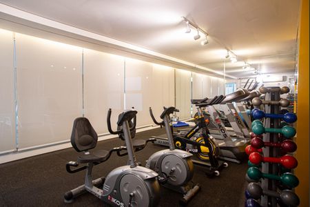 Apartamento à venda com 34m², 1 quarto e 1 vaga Apartamento à venda com 34m², 1 quarto e 1 vagaÁrea comum - Academia