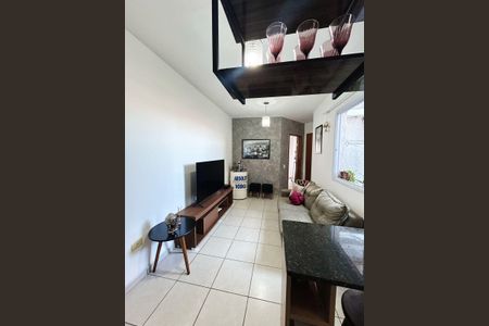 Sala de apartamento à venda com 2 quartos, 45m² em Vila Linda, Santo André