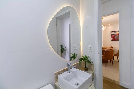 Apartamento à venda com 146m², 3 quartos e 2 vagas Apartamento à venda com 146m², 3 quartos e 2 vagasBanheiro social