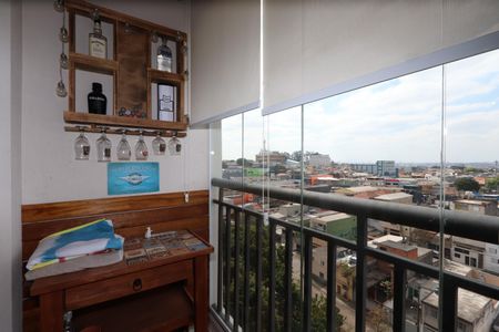 Varanda da Sala de apartamento para alugar com 2 quartos, 55m² em Vila Ivone, São Paulo