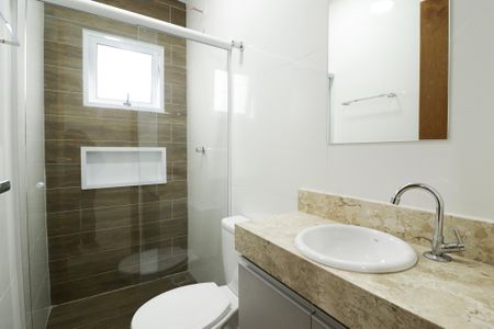 Banheiro de apartamento para alugar com 1 quarto, 31m² em Jardim Paraíso, São Paulo