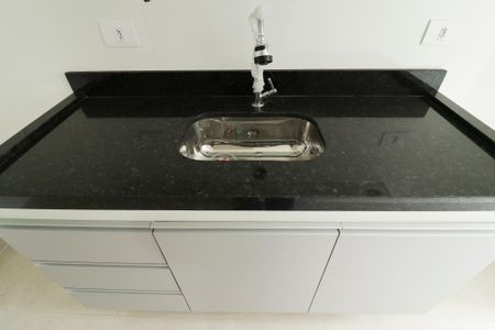 Cozinha de apartamento para alugar com 2 quartos, 40m² em Jardim Paraíso, São Paulo