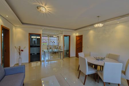 Sala de apartamento à venda com 3 quartos, 124m² em Castelo, Belo Horizonte