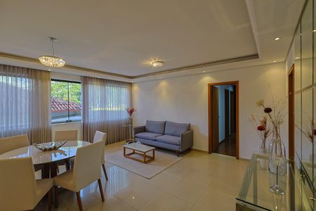 Sala de apartamento à venda com 3 quartos, 124m² em Castelo, Belo Horizonte