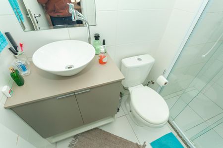 Studio à venda com 31m², 1 quarto e sem vagaBanheiro da Suíte