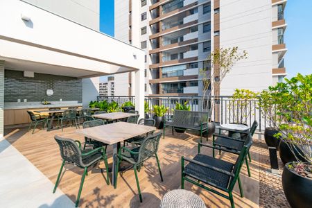 Apartamento à venda com 29m², 1 quarto e sem vagaTerraço/ Churrasqueira