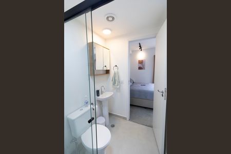 Apartamento para alugar com 26m², 1 quarto e sem vaga Apartamento para alugar com 26m², 1 quarto e sem vagaBanheiro