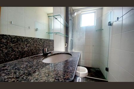 Banheiro Suíte de apartamento à venda com 3 quartos, 110m² em Buritis, Belo Horizonte