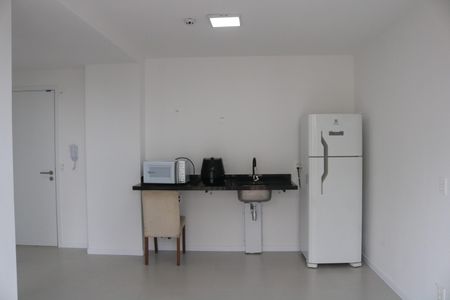 Studio para alugar com 38m², 1 quarto e sem vagaSala e Cozinha Integrada