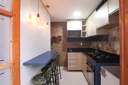 Casa de condomínio à venda com 50m², 2 quartos e 2 vagasCozinha