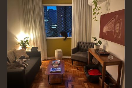 Sala  de kitnet/studio à venda com 1 quarto, 40m² em Jardim Paulista, São Paulo