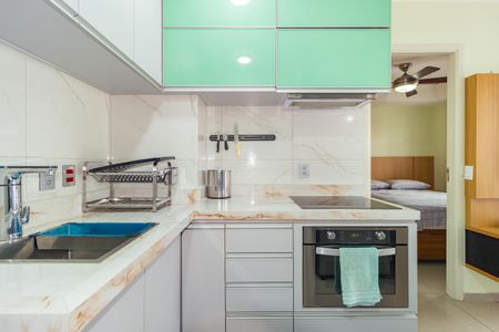 Apartamento à venda com 34m², 1 quarto e 1 vagaCozinha