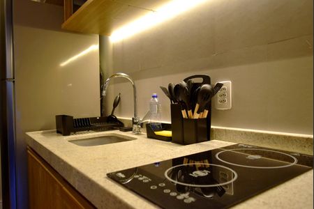 Studio à venda com 30m², 1 quarto e sem vagaCozinha