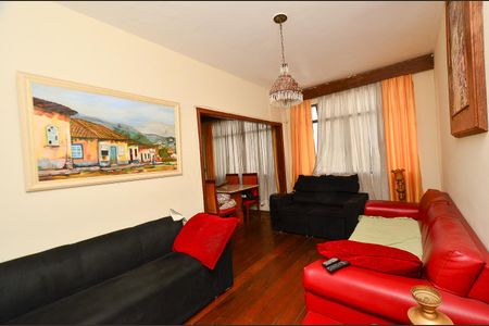 Sala de apartamento para alugar com 3 quartos, 110m² em Cidade Nova, Belo Horizonte