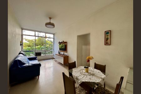 Sala de apartamento à venda com 3 quartos, 87m² em Humaitá, Rio de Janeiro