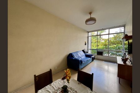 Sala de apartamento à venda com 3 quartos, 87m² em Humaitá, Rio de Janeiro