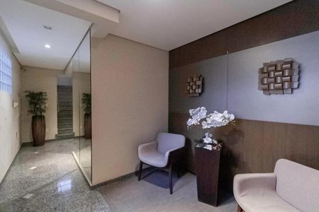 Apartamento à venda com 105m², 3 quartos e 2 vagasHall social